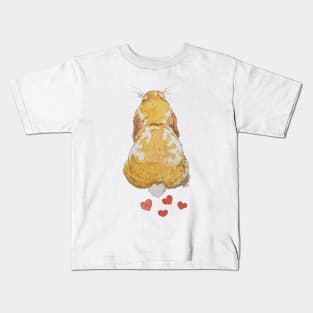 Bunny Butt 3 Kids T-Shirt